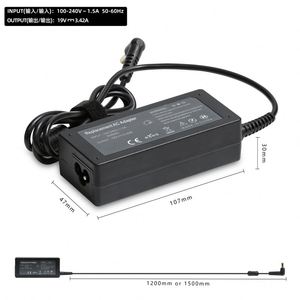 Dizüstü masaüstü adaptörü 65W 19V 3.42A 5.5*1.7MM dizüstü şarj adaptörü Acer Aspire E15 E5-575 <span class=keywords><strong>V5</strong></span> V7 V3 R3 R7