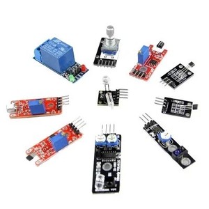 AEAK-Módulos de sensores para arduino 45 en 1, Kit de iniciación mejor que el kit de sensor 37 en 1, UNO R3 MEGA2560