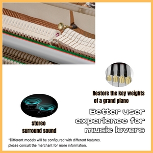 Классический простой популярный черный лак для выпечки механический акустический настоящий пианино 88 клавиш для начинающих - Product Image 3
