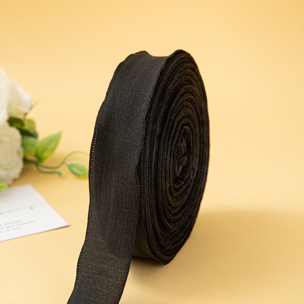 Noir-2,5 cm, 50 mètres par rouleau