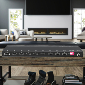 1X8 4K HD Splitter One-<strong>input</strong> Eight-<strong>output</strong> KVM Switcher 4K High Definition HDTV Splitter Converter for Picture Segmentation - Product Image 2