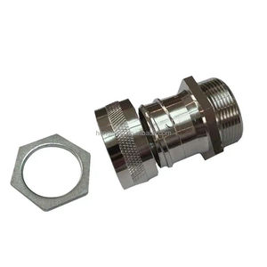 <strong>Two</strong> Pieces Quick Fixed Male <strong>Flexible</strong> Metal <strong>Conduit</strong> Fitting IP54 Electrical <strong>Conduit</strong> Glands