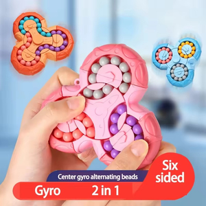 Kreative Magic Gyro Toy Zappeln Spinner Sechsseitig rotierende Würfel Magic Bean <span class=keywords><strong>Puzzle</strong></span> Dekompression Kinder Erwachsene