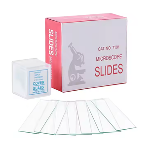 Portaobjetos de vidrio de microscopio en blanco Portaobjetos esmerilados de un solo lado para la preparación de muestras y ciencia en laboratorio - Product Image 6
