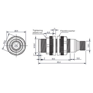 Sense MS18-30P M18 Short-Body Series Ultrasonic Liquid Level <strong>Sensors</strong> - Product Image 2