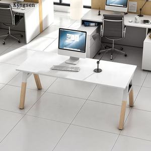 Latest Version White Wooden 4-Legs Height Adjustable Lift Desk Extendable Office Furniture <strong>Computer</strong> <strong>Table</strong> - Product Image 1