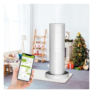 Luxe Hotel Waterloze Slimme Etherische Olie Toren Aroma Diffuser Zilver Zwart Cilindrische Geur Diffuser Voor Thuisgebruik - Product Image 4