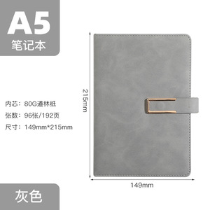 Pulsante all'ingrosso del magnete del taccuino di colore creativo di tipo personalizzato per il taccuino di fascia alta di affari dell'ufficio di viaggio - Product Image 5