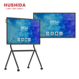 インタラクティブフラットパネル4K 65 75 86100110インチスマートスイッチボードタッチスクリーンインタラクティブ教育用 - Product Image 2