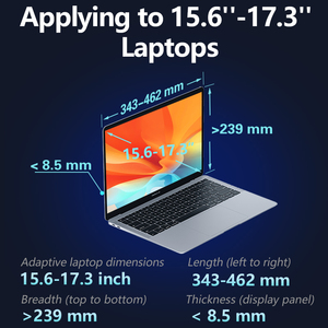 Ordenador portátil de pantalla triple de alta tecnología de 15,6 pulgadas con tres monitores de pantalla gigantes compatibles con entrada tipo C - Product Image 4