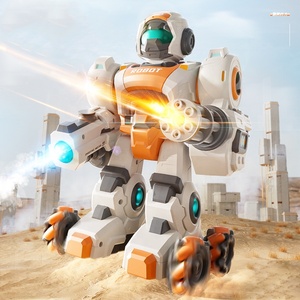 RC Roboter-Spielzeug 9 Kanäle Fernsteuerung Sprühen Wasserbombe Roboter-Spielzeug für sechsjährige Kinder spielen programmieren Roboter - Product Image 2