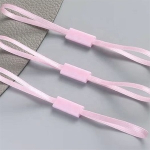 Multi Color Garment <strong>String</strong> Stopper Plastic Cord Rope Lock Seal Tag Hang Tag <strong>String</strong> Labels for Clothing - Product Image 4