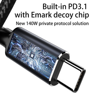 Update PD3.1 USB C to DC 140W Power Rate Cable 1.8M Wire Cord <strong>Input</strong> Type C Cable Direct with Source Waterproof for Laptop Phone - Product Image 4