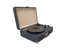 Tocadiscos de vinilo para maleta con transmisor Bluetooth/salida RCA y altavoz incorporado de 2x3W - Product Image 2