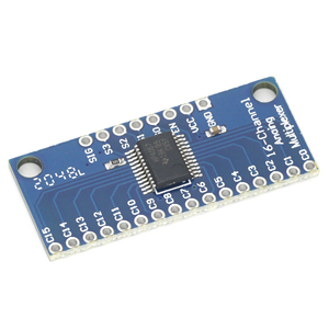 Smart Electronics CD74HC4067 Módulo de placa de ruptura de multiplexor digital analógico de 16 canales para Arduino