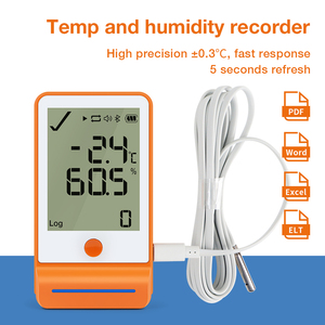Elitech-Registrador de temperatura y humedad digital inalámbrico de alta precisión, dispositivo de 100000 puntos para registrador de datos Bluetooth, ABS ODM - Product Image 2