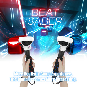 VR Glasses Dual Handles Extension Grips Handle Cover for <strong>Quest</strong> or Rift S Playing Beat Saber Games for Oculus <strong>Quest</strong> 2 Controllers - Product Image 2