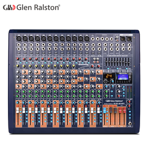 Professional 4016PV 16 Channel Powered <strong>Mixer</strong> with Built-in Amplifier, High-Quality Audio Mixing for Live Sound - Product Image 1