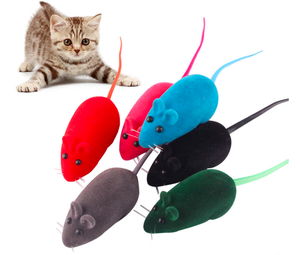 ของเล่นให้หนูกัดสีสำหรับสุนัขแมวสัตว์เลี้ยง,ของเล่นยางธรรมชาติแสนสนุกพร้อมเสียงเมาส์สมจริง - Product Image 2