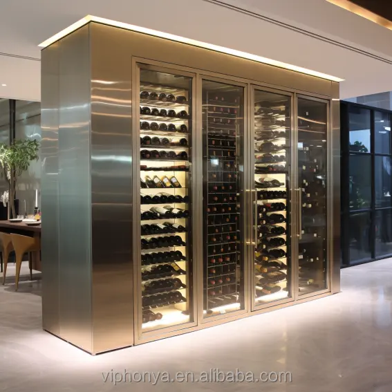 Refrigerador vinho armário ar condicionado para vinho armário vidro titular sob gabinete