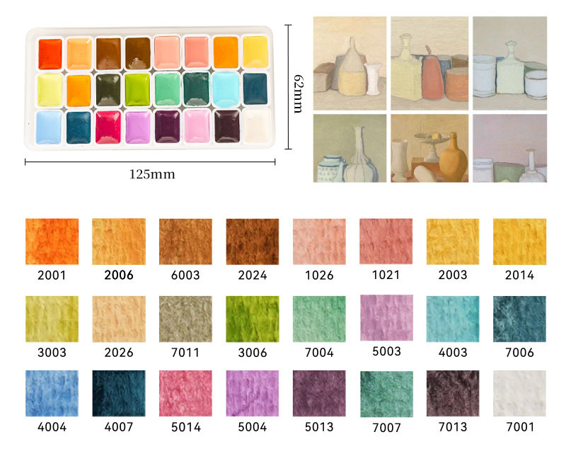24-color morandi scheme