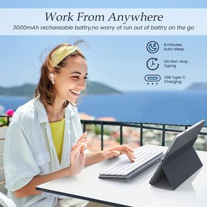 Teclado mecánico inalámbrico para juegos 60% RGB 61 teclas con base de metal 2,4G/Tipo-C/Bluetooth Perfil bajo Idioma inglés