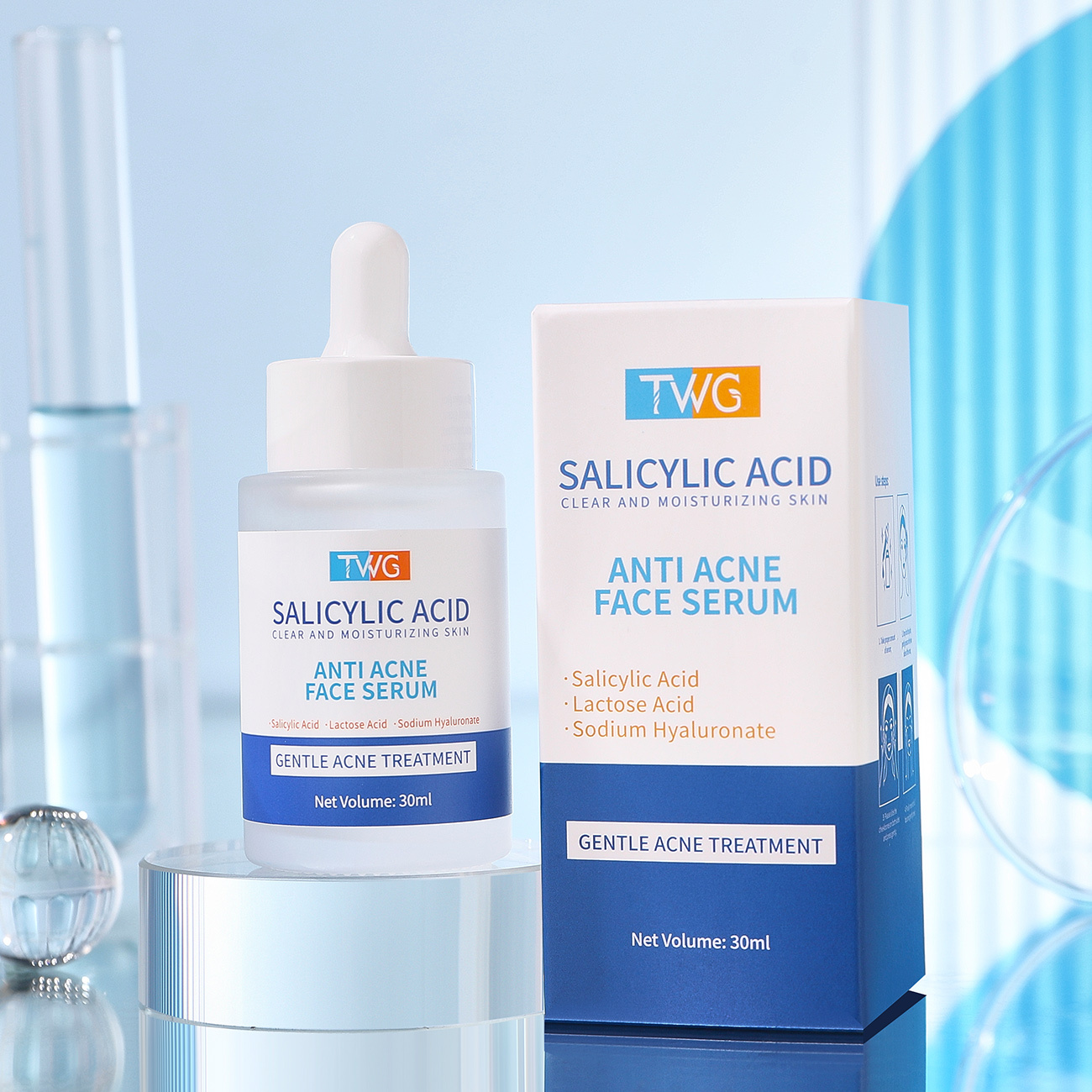 0013 TWG Siero viso all'acido salicilico 30 ml