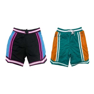 KY Mesh Shorts <strong>Custom</strong> 5 Inch Inseam Zippered Pocket Stripe <strong>Elastic</strong> <strong>String</strong> Color Block Shorts - Product Image 1