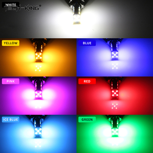 Araba LED genişlik gösterge ışığı T10 3020 2016 15smd 5W5 polar olmayan çözme plaka kapalı okuma işık Light - Product Image 6