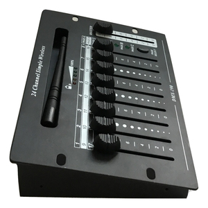 Сценическое освещение Mini DMX190 с питанием от аккумулятора, беспроводной контроллер DMX, система управления сценическим освещением, диджейская консоль для мероприятий, вечеринки, клуба, 24 канала - Product Image 5