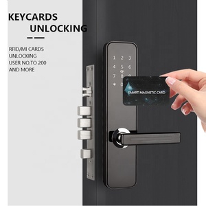 Wooden Door Lock QR <strong>Code</strong> <strong>Scan</strong> Lock Security Digit Electronic Handle Digital TT Hotel Lock - Product Image 3