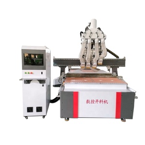 Enrutador Cnc de trabajo en madera, 4 cabezales Atc, 3 ejes, máquinas enrutadoras Cnc multihusillos con polvo al vacío - Product Image 2