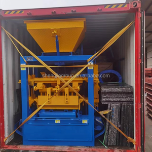 La máquina automática de bloques de pavimentadora de Dubái con sistema hidráulico QT 4-15 hace ladrillos huecos a partir de un motor componente de núcleo de cemento - Product Image 6