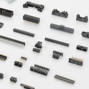 Smt idcヘッダー2.54mmエジェクター40ピンコネクター254mmピッチワイヤーからボード直角2列ラッチロックイジェクトフック垂直 - Product Image 3