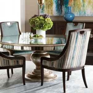 <span class=keywords><strong>Horchow</strong></span> Truyền Thống Chất Lượng Cao Sang Trọng Cổ Tuổi Vàng Lớn Bằng Gỗ Tròn Gương Bàn Ăn Thiết Kế - Product Image 4