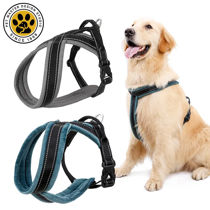 SinSky Anti-sciacquone traspirante ammortizzatore grande cane fascia toracica imbracatura per cani di grandi dimensioni per animali domestici Labrador Border Collie