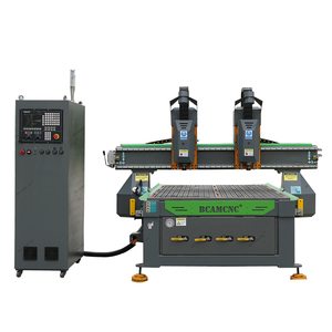 Enrutador de madera CNC de alto rendimiento, cabezales múltiples, dos cabezales, máquina enrutadora CNC de grabado de madera 1325 a buen precio - Product Image 2