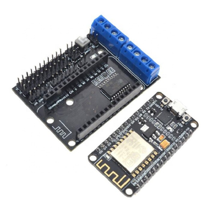 NodeMCU + Motor Shield Esp Wifi Esp8266 Esp-12e fai da te rc giocattolo telecomando Lua IoT smart car kit - Product Image 3