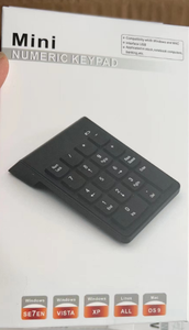 FV-K2 Wired <strong>Numeric</strong> <strong>Keyboard</strong> Mute <strong>Numeric</strong> <strong>Keyboard</strong> 35Keys Black - Product Image 2