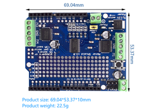 I2c Tb6612 Stepper Motor Pca9685 Servo Driver <strong>Shield</strong> V2 for <strong>Arduino</strong>
