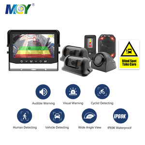 Sistema de detección de punto ciego de cámara de marcha atrás de respaldo de detección de peatones humanos AI para camión autobús - Product Image 3