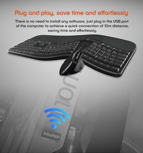Meetion MT-DirectorC Ergonomic Design with Shortcuts Ergonomic <strong>Mouse</strong> Suitable for Long <strong>Use</strong> <strong>Keyboard</strong> <strong>Mouse</strong> Set
