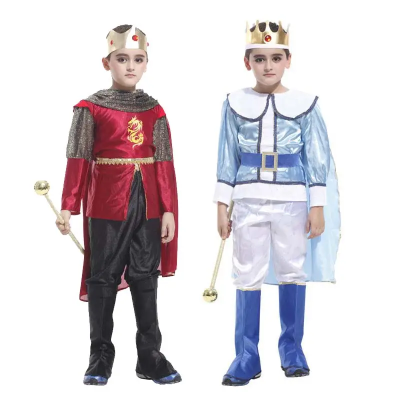 Disfraz de Fiesta de Disfraces para Niños, Disfraz Medieval de Príncipe y Rey, Navidad, Halloween, Navidad, Disfraz de Niño, 2017