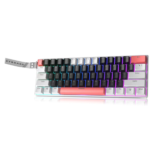 Customized 65% 68-<strong>key</strong> USB Pluggable Three-Color Keycaps Gaming Mechanical <strong>Keyboard</strong> for <strong>Computer</strong> Laptop - Product Image 1