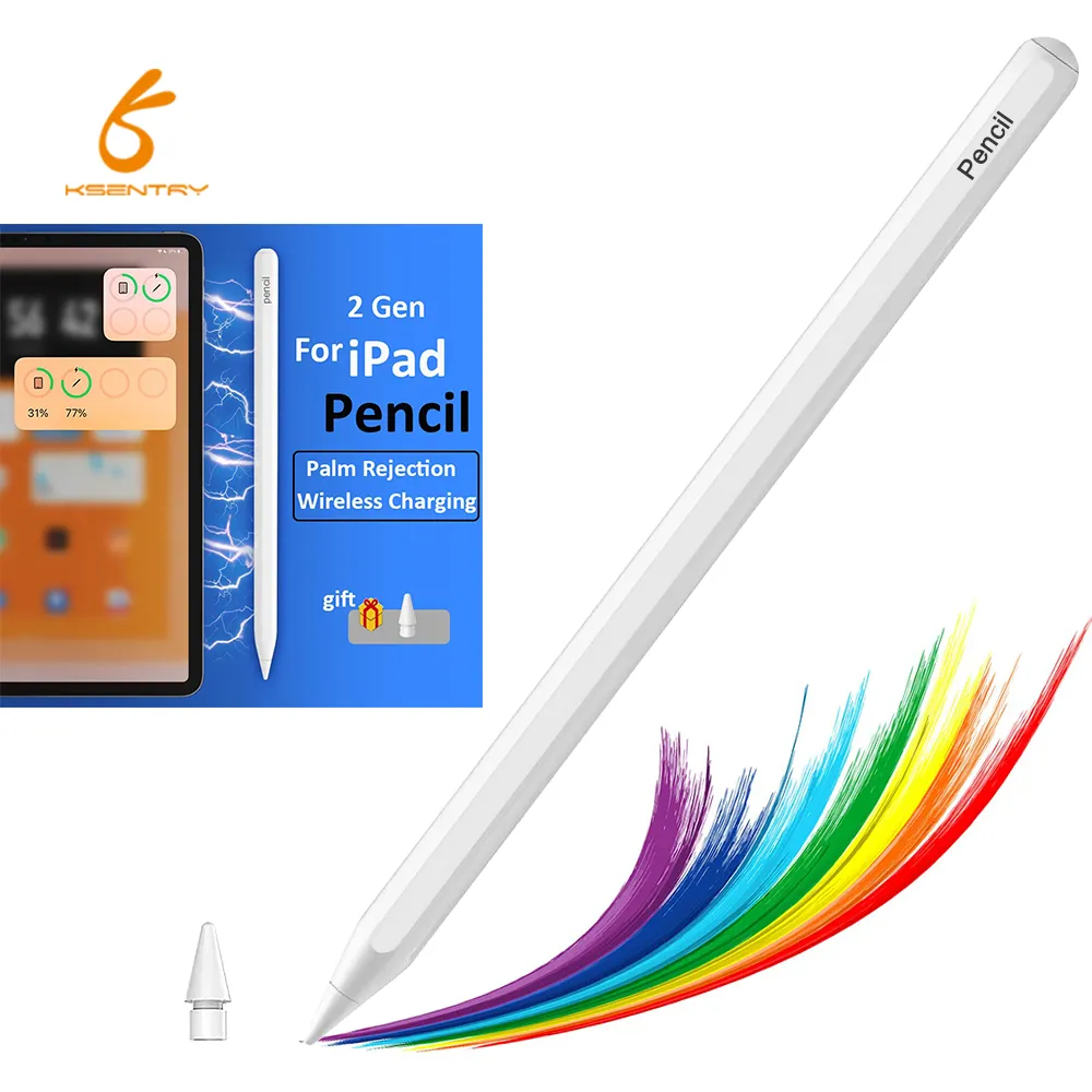 Apple ipad çizim için Palm ret ve manyetik fonksiyonu ile inanılmaz hassasiyet kapasitif dijital kalem Stylus kalem