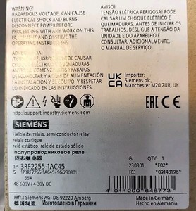 Neue und originale SPS 3 RF22551AC45 Halbleiter relais Loc4C16 SPS-Programmier steuerung - Product Image 2