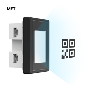 COOLCODE MX-MET访问控制二维码扫描仪2D固定安装自动扫描绿通成像仪读取模式以太网接口液晶显示器