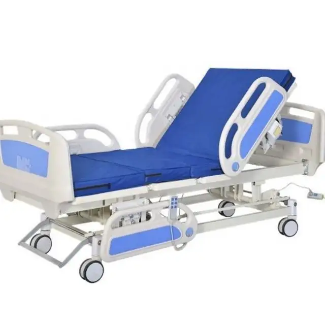 เตียงทางการแพทย์ไฟฟ้าสามฟังก์ชั่นเตียงพยาบาลผู้ป่วยควบคุมระยะไกลเตียงโรงพยาบาลไฟฟ้า