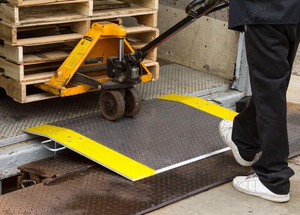 Material transport geräte Mobile Ladedock richt maschine Lade-und Entlade platten Rampen Aluminium-Dock platte - Product Image 4