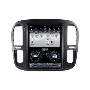 Per Toyota Land Cruiser Lc100 Android 11 128G Tesla Style Big Touch Screen Car Multimedia Player GPS Audio Radio Head Unit - Product Image 1